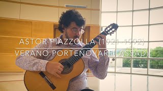 Astor Piazzolla 19211992  Verano Porteño Arr Assad Octávio Deluchi [upl. by Ayekin768]