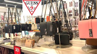 GUESS FACTORY OUTLETSale 50 OFF Handbags ClothingSHOP WITH ME [upl. by Anyahs]