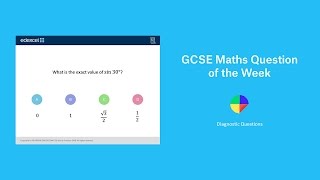 Exact Values of Trigonometric Ratios GCSE Maths Question of the Week [upl. by Balkin]