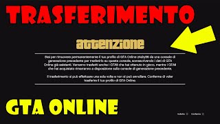 COME TRASFERIRE PERSONAGGIO GTA 5 ONLINE DA PS4 A PS5 o XBOX SERIES XS NEXT GEN [upl. by Marl]