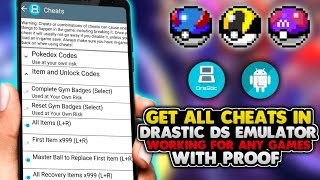 Get All Cheat Codes in Drastic DS Emulator 2024 [upl. by Brechtel]