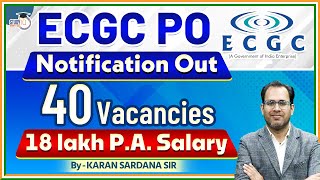 ECGC PO 2024 Notification Out  ECGC PO 2024 Complete Details Salary Job Profile Exam Pattern [upl. by Rodolfo]