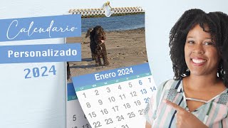 Calendario 2024 Almanaque editable para imprimir  personaliza tu calendario [upl. by Thekla]