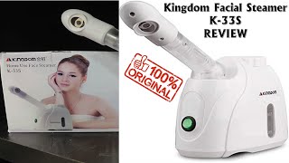 Want to buy steamer Watch this  Kingdom Facial Steamer Price amp Review  Home Spa Facial Steamer [upl. by Madea]