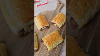 🍫Pain au Chocolat KINDER recettefacile food kinder patisserie [upl. by Llehcar]