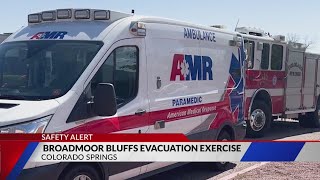 Broadmoor Bluffs evacuation exercise prepares community [upl. by Theresa]