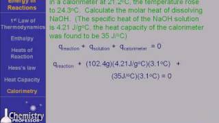 Calorimetry 2 [upl. by Suivatal]