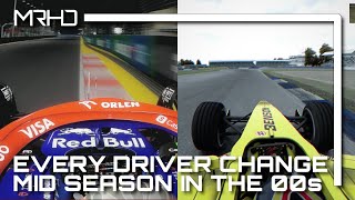 Every Driver Fired in F1 MidSeason since the 2000s  Assetto Corsa [upl. by Nelg]