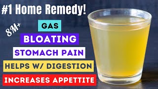 Natural Home Remedy for Belly Bloating Gas amp Stomach Pain  Reduces Gas  8M Babies [upl. by Cleopatre]