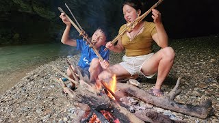 From Growing Corn to Campfires A Unique Picnic to Catch Grilled Fish  Trieu Thi Nhiem [upl. by Aviv]