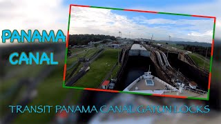 The Panama Canal Transit the Gatun Lake Locks [upl. by Clute]