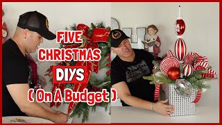 5 NEW Christmas DIYS On A Budget  Elegant Christmas Decorations Ideas  Ramon At Home [upl. by Zwiebel]