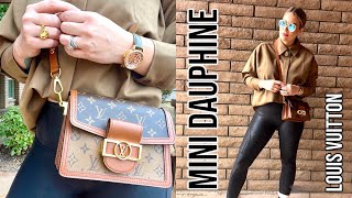 LOUIS VUITTON MINI DAUPHINE  FIRST IMPRESSIONS  WIMB  PROS amp CONS [upl. by Erving]