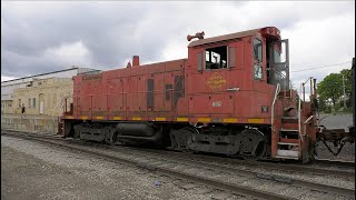 A railroad I havent filmed before Newburgh and South Shore Railroad OMLX 1021 with RS5T horn [upl. by Gladis]