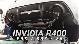 FRSBRZ86 Invidia R400 Install  Sound Clips [upl. by Eelrebmyk975]