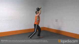 Contralateral Kettlebell Split Jerk Hard Style [upl. by Hillinck180]