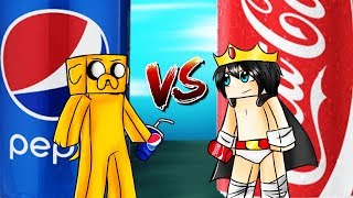 MINECRAFT RETO DE LA BASE DE COCACOLA VS BASE DE PEPSI 🥤😂 ¿CUÁL TE GUSTA MÁS [upl. by Persson]