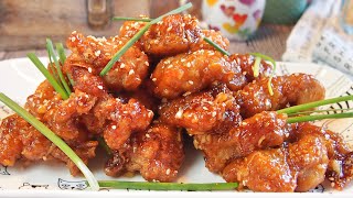 Super Easy Chinese Honey Chicken 蜜糖鸡 Orange Chicken amp Panda Express Inspired Chinese Food Recipe [upl. by Aicram628]