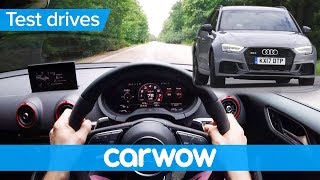 Audi RS 3 2018 POV review with jump  Test Drives [upl. by Ancelin]