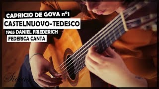 Federica Canta plays Capricho de Goya No1 by Mario Castelnuovo Tedesco on a 1965 Daniel Friederich [upl. by Horton799]