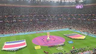 MUNDIAL QATAR 2022  Alemania vs Costa Rica  Ceremonia Inicial himno Alemania [upl. by Annat474]