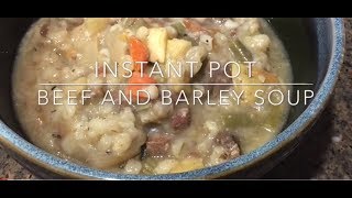 Beef and barley soup IP [upl. by Ieluuk]