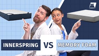 Innerspring vs Memory Foam  What Are The Differences [upl. by Inalej]