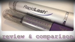 REVIEW Rapidlash VS Urban Decay Lush Lash [upl. by Aileme]