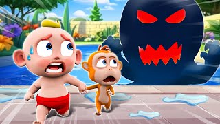 Monster in the Pool  Educational Cartoon for Kids  More Funny Song amp Nursery Rhymes For Kids [upl. by Pals]