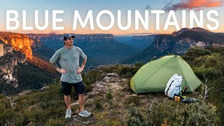 Camping on the Edge of a Cliff Blue Mountains Australia [upl. by Flori818]