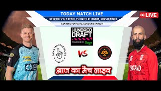 THE HUNDRED LIVE OVAL INVINCIBLES VS BIRMINGHAM PHOENIX LIVE  OI VS BP LIVE  THE HUNDRED LEAGUE [upl. by Glaab399]