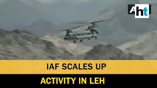 Watch IAF aircraft carries out sorties in Leh aerial activity intensifies [upl. by Epstein]