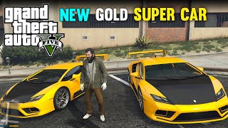 STEALING GOLD SUPERCARS FOR SHOWROOM LAMBORGHINI SIAN BUGGATI FERRARI  GTA V TECHNO SAHAB [upl. by Mariel]