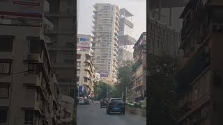 Mukesh Ambani house antilia ambani ambanihouse mumbai [upl. by Ycak]