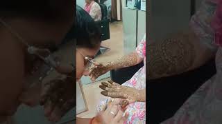 Mehandi ke designtrendingvideo viralvideo salon [upl. by Trilly]