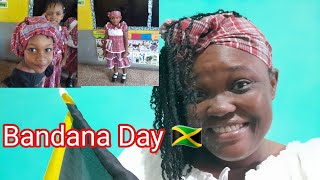 Jamaican Heritage Bandana day and this happened 🇯🇲 jamaica jamaicanculture [upl. by Palmore]