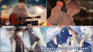 「Nightcore」→ TAYLOR SWIFT MEDLEY Switching Vocals [upl. by Ramah]