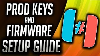 Ryujinx Prod Keys amp Firmware Setup Guide  2022 Ryujinx Switch Emulator [upl. by Llewop]