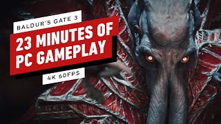 Baldurs Gate 3 The First 23 Minutes of PC Gameplay Max Settings  4K 60FPS [upl. by Johnette]