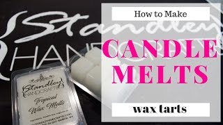 How to Make Candle Tarts Wax Melts with IGI 4625 Paraffin wax [upl. by Matless]