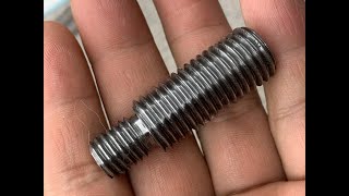 Make a double diameter screw2024 05 23 [upl. by Pickering]