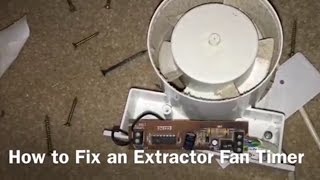 Manrose XF100T 20W Axial Bathroom Fan  Review and Instructions  EPR UK [upl. by Chelsie]