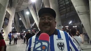 LAS OPINIONES DE LA AFICIÓN RAYADA AL SER ELIMINADA DE CONCACAF [upl. by Sileray236]