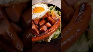 Wiener sausage rice bowl food [upl. by Faythe]