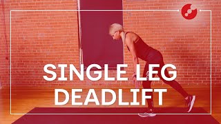 Single Leg Deadlift  TriDot Strength Drill Series [upl. by Beedon362]