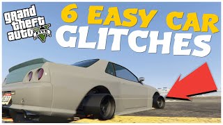 💯6 Easy Car Glitches💯 GTA Car Glitches [upl. by Norra491]