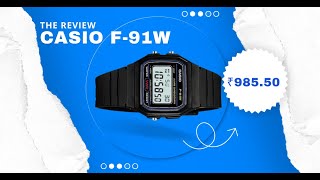 quotCasio F91W Unboxing amp Review The Legendary Affordable Watchquot f91w casio reviewing india [upl. by Navac]