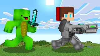 Powerful Speedrunner VS Hunter in Minecraft [upl. by Grati]