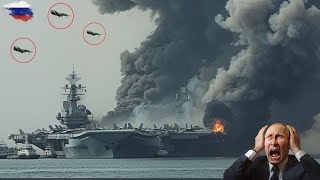 Admiral Kuznetsov Russias Largest Aircraft Carrier Sunk by Surprise US Intercontinental Missile At [upl. by Adlen313]