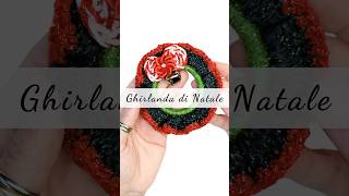 Ghirlanda di Natale perfiloesegno crochet christmas natale [upl. by Kcirdez304]